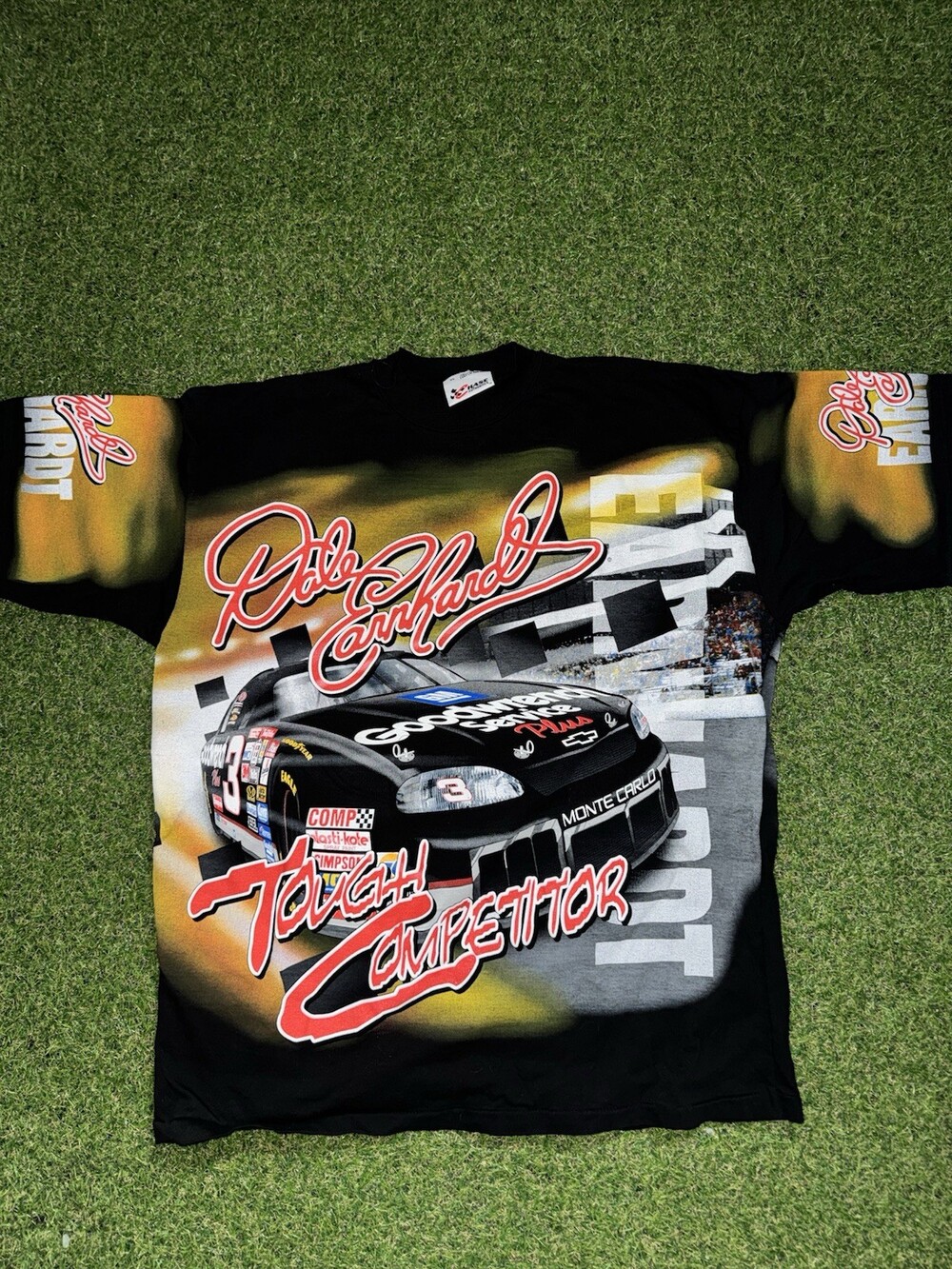 Vintage Dale Earnhardt Jr AOP T Shirt XL